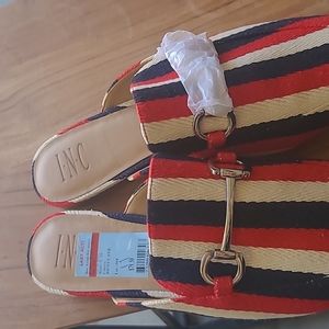 INC loafer mules